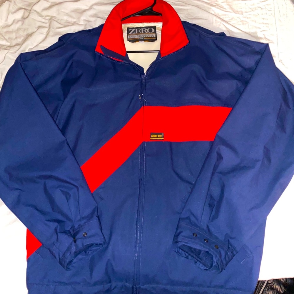 Gore-Tex Zero Restriction Blue/Red Windbreaker
